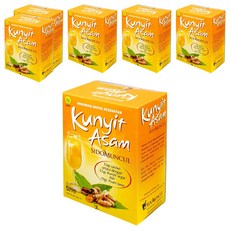 SIDOMUNCUL KUNYIT ASAM 黃薑酸茶包, 25g, 5入, 6盒