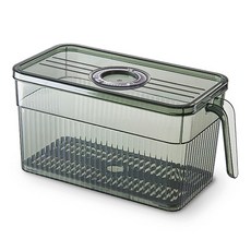 BELLOVIE Dial冰箱收納保鮮盒, 深綠色, 1個