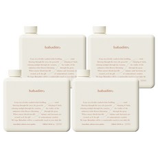 babaditto 純淨衣物柔軟精 甜蜜花園, 1200ml, 4個