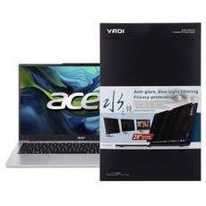 YADI 亞第 插卡隱貼 16：9 水之鏡防窺片 Acer Aspire Lite AL15 71P 54V5專用, 黑色, 1片