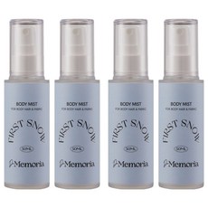 드메모리아 바디미스트 01 퍼스트 스노우, 4개, 50ml
