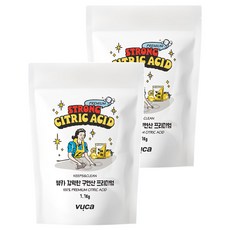 vuca 強力的優質檸檬酸, 1.1kg, 2個