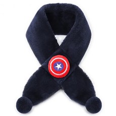 MARVEL 漫威 兒童絨毛保暖圍巾 HM1013