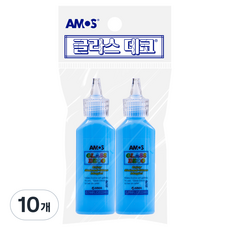 AMOS 阿摩司 Glass Deco 玻璃彩繪膠 22ml, 10個, 藍色