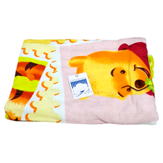 LIFE 來福牌 迪士尼歡樂維尼三人組海灘巾 (76*152CM 380G), 綠色, 1個