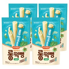 아이배냇 롱떡뻥 시금치, 4개, 30g, 시금치맛