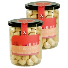 松記 輕烘焙原味夏威夷豆, 250g, 2罐