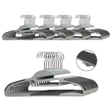 comet 可旋轉防滑衣架, 灰色, 50入