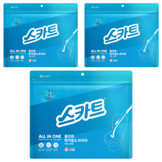 Scott All-in-One 馬桶清潔刷補充包 花束香, Bouquet, 3袋