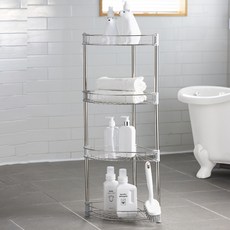 KOXINA 4層多用途角落置物架, 單色, 1個