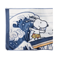PEANUTS 史努比 大師鉅作毛巾 聚脂纖維 + 尼龍 75 x 33cm, 神奈川沖浪裏, 1條