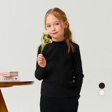 OWLEYBARN Olliban荷葉邊羅紋T恤