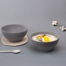 Ahtty home All The Plate碗, 灰色, 2個