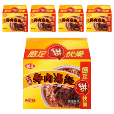 味王 紅燒牛肉湯麵 83g, 25包