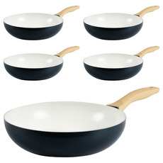 실바트 IH 인덕션 에코세라믹 프라이팬, 24cm, 5개