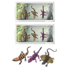 爬蟲世界 可愛蜥蜴公仔 3種 A套組, 2套