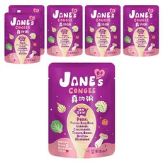 JANE's CONGEE 真的粥 豬肉紫米粥, 添加紫米, 6個月以上寶寶適用, 150g, 6包