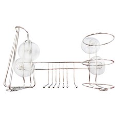 YI SHUIN 亞晨 牙刷置物架, 銀色, 1個