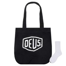 Deus Ex Machina CLASSICS TOTE 托特包 DMP77431-BLK + Welldone 襪子套組