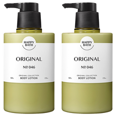 HAPPY BATH Original系列 保濕香氛身體乳 No.046 Original, 500g, 2瓶