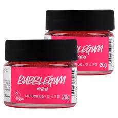 러쉬 립 스크럽, 버블검, 2개, 20g
