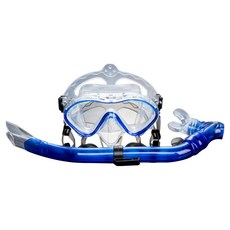 beend BN-607 兒童高端矽膠呼吸管套組, 藍色