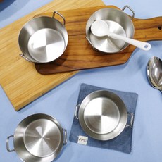 PAULUS TOGO 附手把醬料碗 8cm, 銀色, 4個