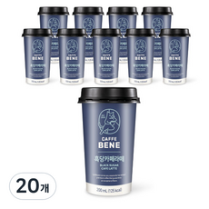 CAFFE BENE 咖啡伴 黑糖咖啡拿鐵, 200ml, 20個