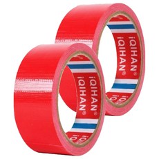 다다 고점도 강력 면 테이프 40mm x 20m, 적색, 2개