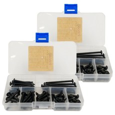 Innotime 圓頭自攻螺絲 7件組 黑色 1008, 2套