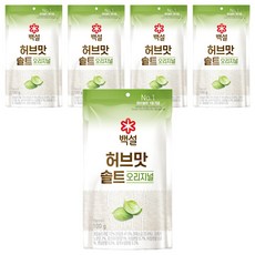 백설 허브솔트오리지널, 100g, 5개