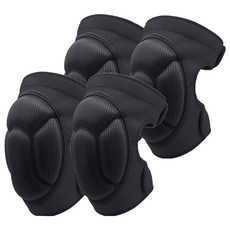 AOLIKES 奧力克斯 加厚海綿護膝 0211 黑色 190g, 2雙