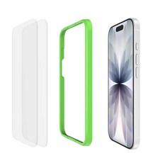 벨킨 인비지 글라스 저반사 AR 강화유리 휴대폰 액정보호필름 2p 세트, 1세트