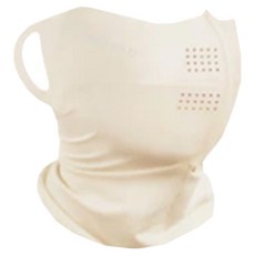 MODELO 女性專用皮膚科研發防紫外線高爾夫/自行車/登山口罩, 1個, 象牙色