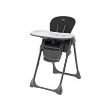 chicco Polly 現代兩用高腳餐椅 多段式調整, 桑葚黑