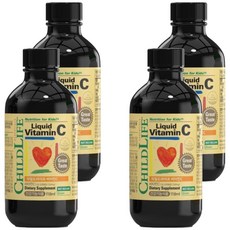 CHILDLIFE 維他命C滴劑, 4瓶, 118ml