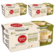 햇반 현미밥, 210g, 24개