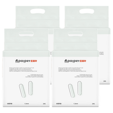 Paipet 豆腐砂，活性碳配方，高效除臭，3秒快速凝結，不易黏底, 白霧茶香, 2kg, 4包