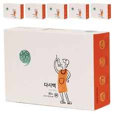 다시1369 다시백, 중(M), 80개입, 6개