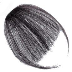 VV GABAL 女款瀏海造型假髮片, 黑色, 1組