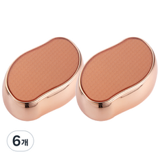 Kepler 石頭去腳皮器 玫瑰金, 6個, 1入