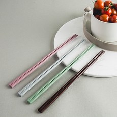 Wicker Rocking 矽膠筷子 4雙入, 混色, 1套