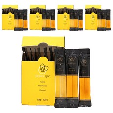 허니럽 아카시아 + 밤꿀 + 야생화 꿀스틱 10p 세트, 100g, 5세트