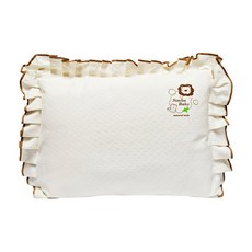 Simba 有機棉嬰兒荷葉枕, 原棉色