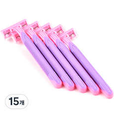 Max City 女性用柔滑除毛刀, 15個, 1入