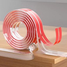 아이끌레 PVC 슬림 안전 모서리보호대, 투명, 2개