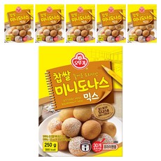 오뚜기 찹쌀 미니도나스 믹스, 250g, 6개