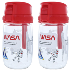 누비 정글 물병, 300ml, 2개, 나사레드