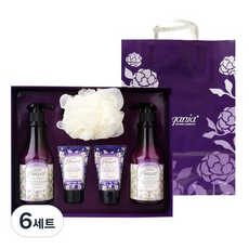 오가니아 올리브 플라워 바디 5종세트 + 쇼핑백, 6세트