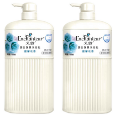 Enchanteur 艾詩 潤白保濕沐浴乳 馥馨花香, 1L, 2瓶
